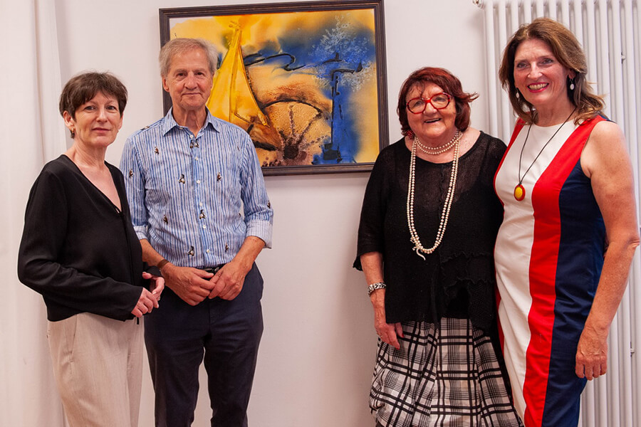 Ausstellungseröffnung von Monika Kempf im Kulturbahnhof